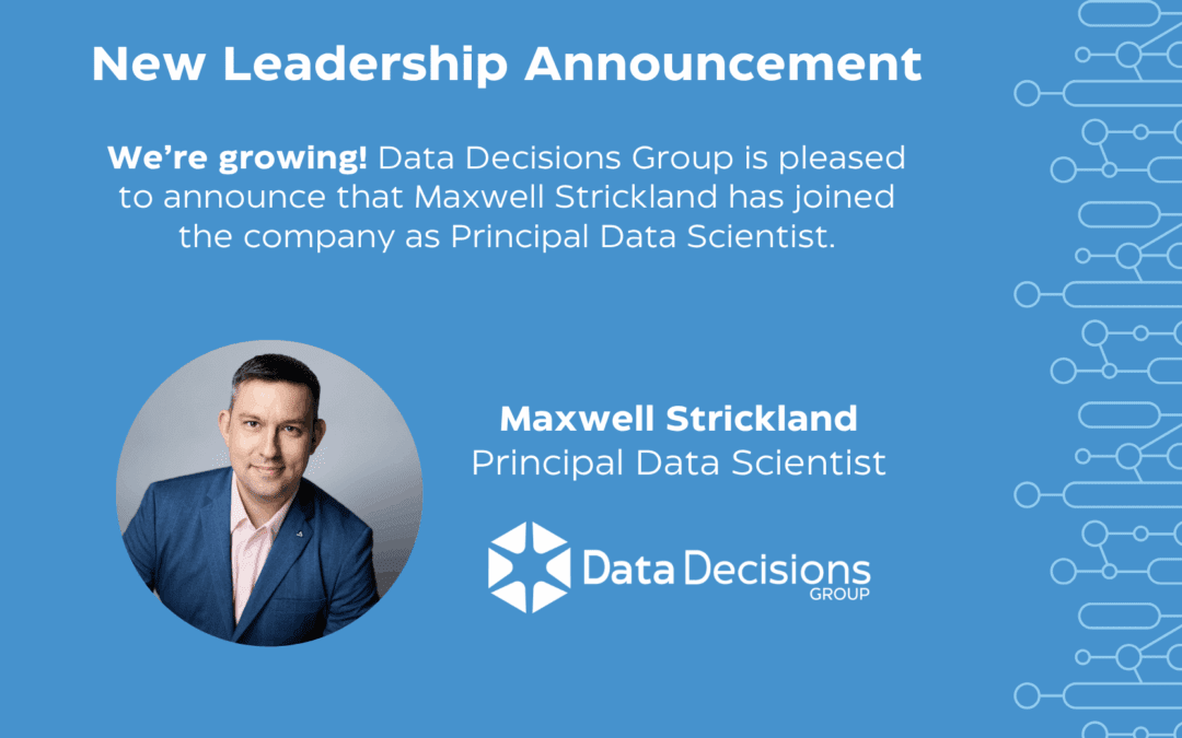 Principal Data Scientist Joins Data Decisions Group